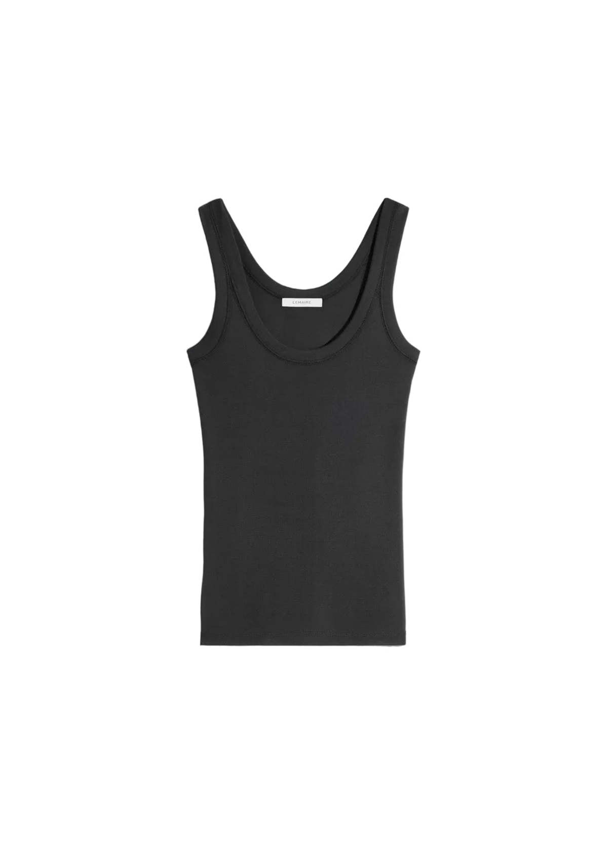 Lemaire Rib Tank Top In Jersey - Squid Ink - Image 1 of 1
