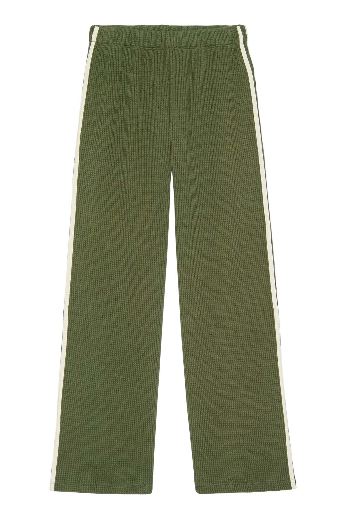 Donni. Thermal Stripe Crop Pant - Oregano - Image 6 of 6