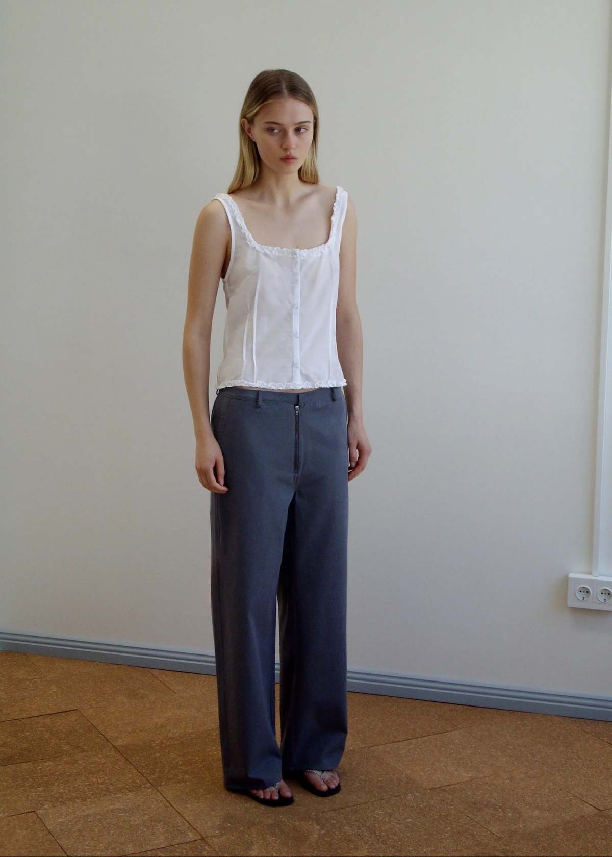 Deiji Studios Zip Pant Pants - Charcoal - Image 6 of 6