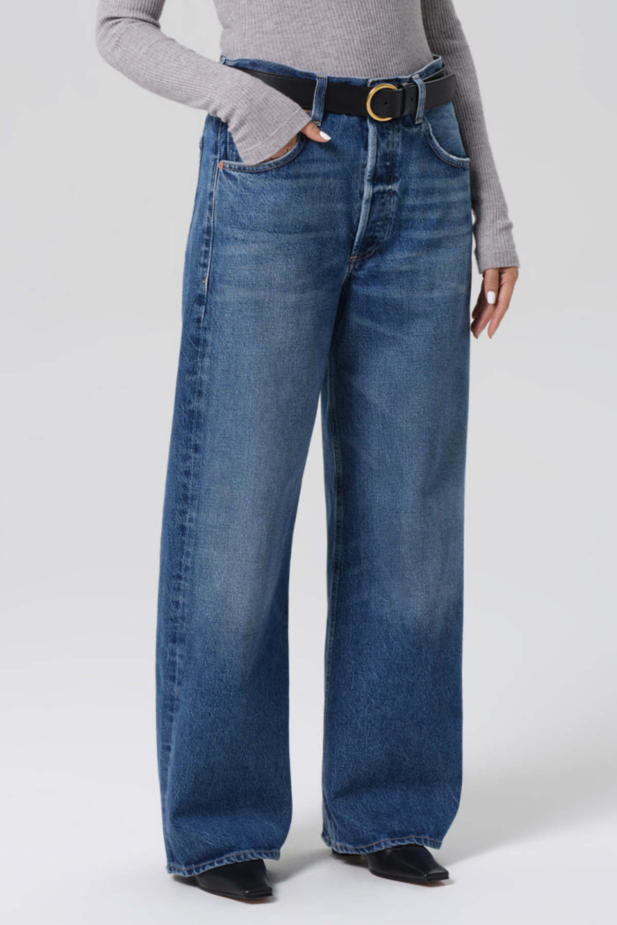 Citizens of Humanity Ayla Baggy Petite Jeans - Claremont - Image 2 of 5