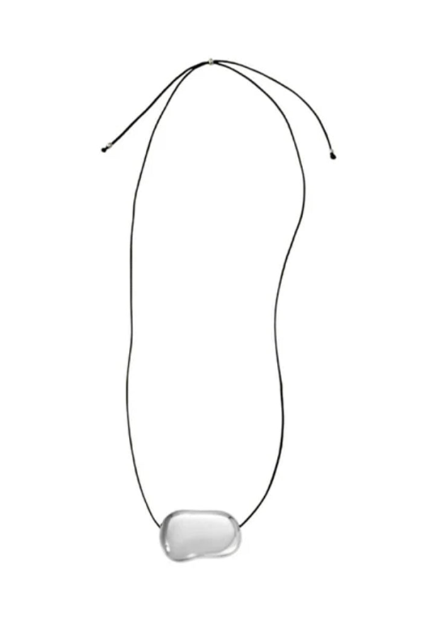 Heaven Mayhem Julia Necklace Long - Silver/Black