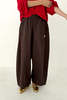 Le Bon Shoppe Parachute Pant - Dark Brown - Thumbnail 1