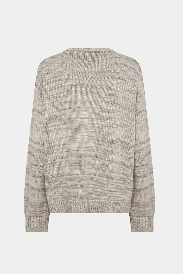 Levete Room Kirsa Marl Sweater - Turtledove