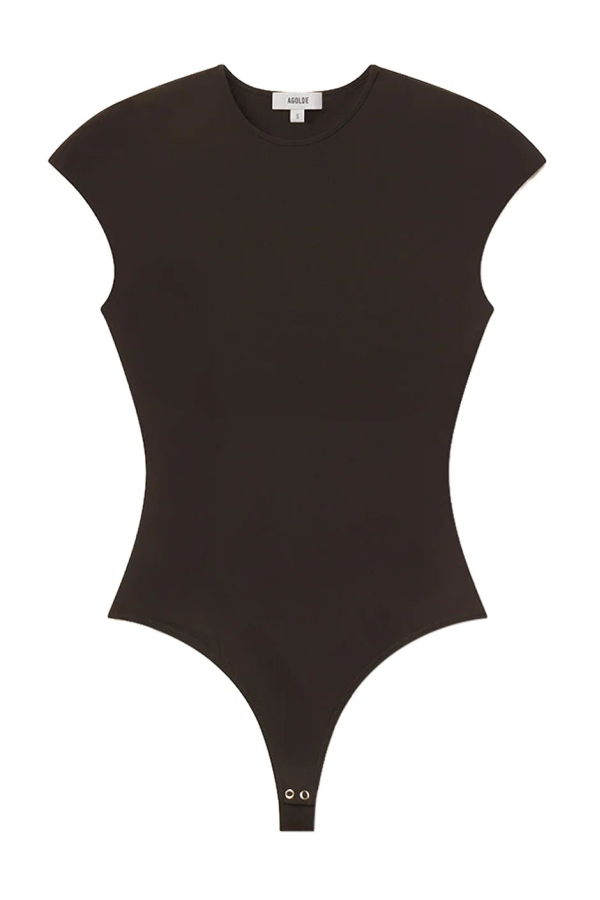 AGOLDE Agata Bodysuit - Brown