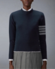 Thom Browne Merino Wool Holiday Hector Pullover Sweater - Blue - Thumbnail 2