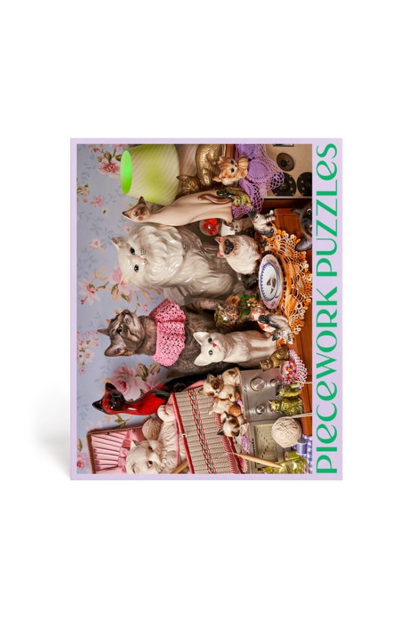 piecework puzzles Cat Person 1000 Piece Puzzle