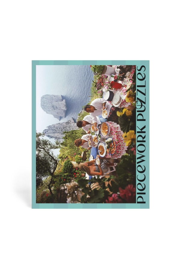 Piecework Puzzles Dining Al Fresco - Slim Aarons Collab - 1000 Pieces Puzzle