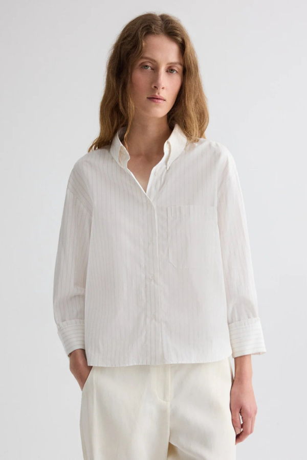 TWP J.D. Shirt - White Multi