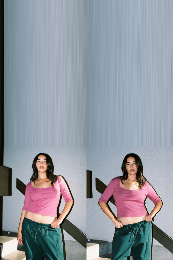 Gil Rodriguez Celine Half-Sleeve Top