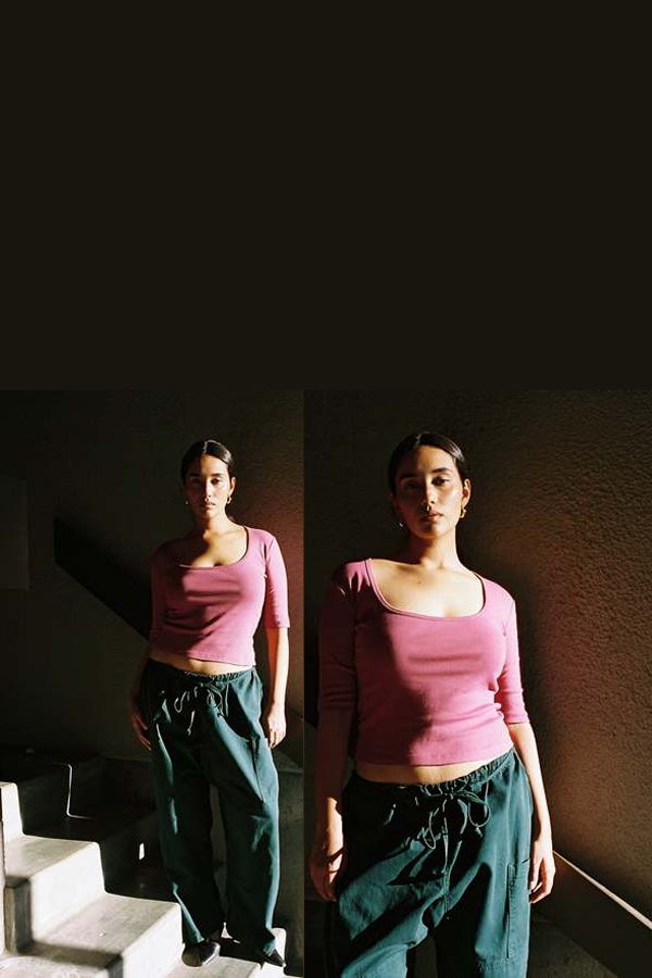 Gil Rodriguez Celine Half-Sleeve Top