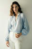 Rosewater House Ivy Blouse - Blue/White - Thumbnail 1
