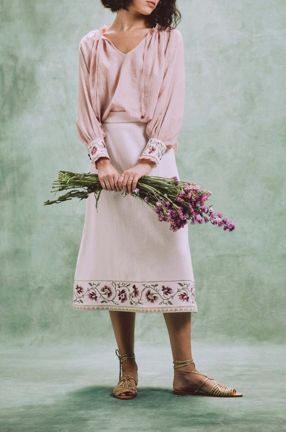 Rosewater House Lola Skirt - Pink - Image 1 of 2