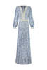 Rosewater House Tooba Maxi Dress - Blue - Thumbnail 2