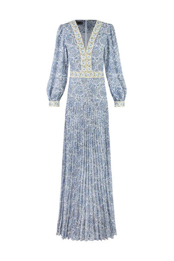 Rosewater House Tooba Maxi Dress - Blue