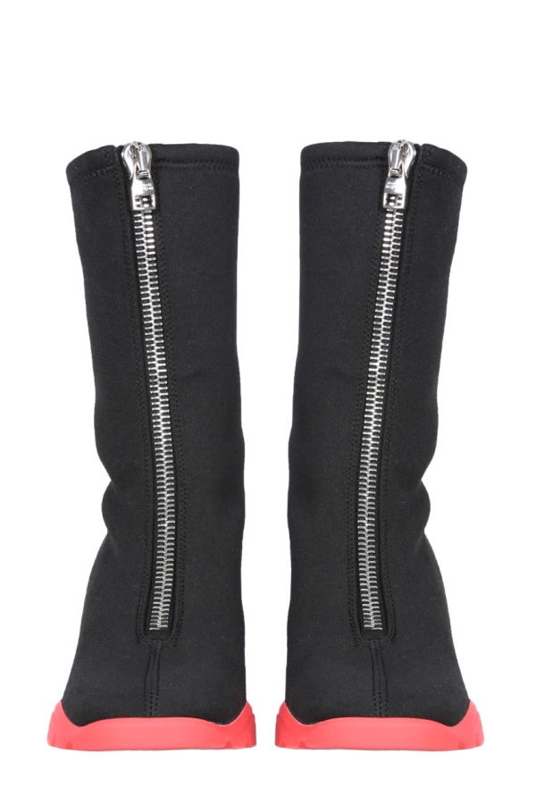 Alexander McQueen Slim Tread Boots - Black