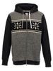 JUNYA WATANABE Jacquard Insert Hoodie - White/Black - Thumbnail 1