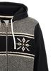 JUNYA WATANABE Jacquard Insert Hoodie - White/Black - Thumbnail 3