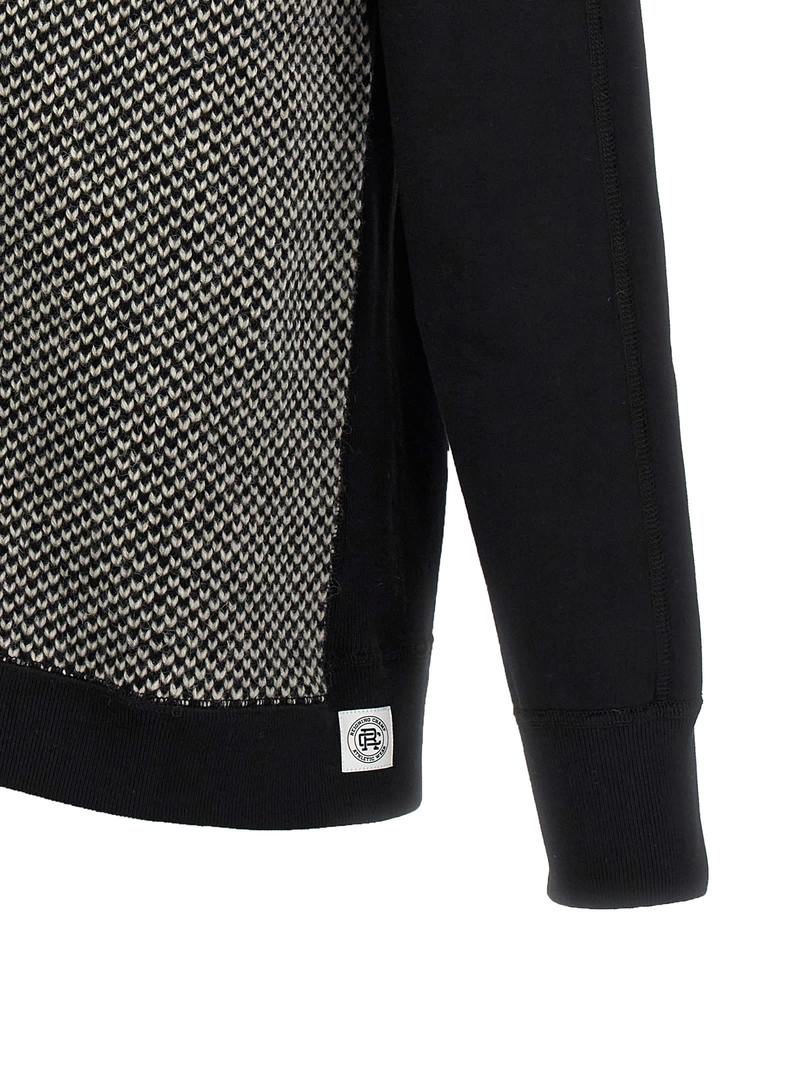 JUNYA WATANABE Jacquard Insert Hoodie - White/Black