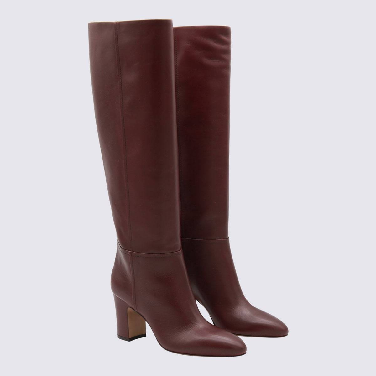 Paris Texas Brown Leather Boots - Rouge Noir - Image 2 of 4