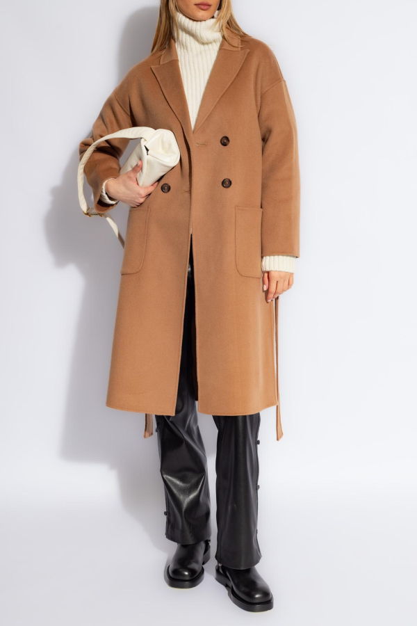 Anine Bing Dylan Wool Coat - Camel