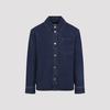 Ami Alexandre Mattiussi De Coeur Overshirt - Indigo - Thumbnail 1