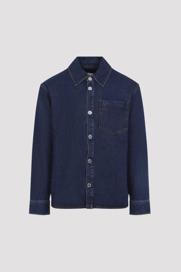 Ami Alexandre Mattiussi De Coeur Overshirt - Indigo