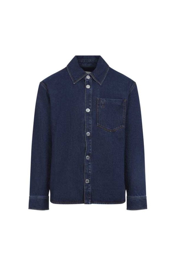 Ami Alexandre Mattiussi De Coeur Overshirt - Indigo