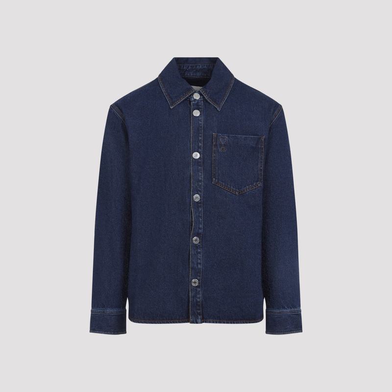 Ami Alexandre Mattiussi De Coeur Overshirt - Indigo