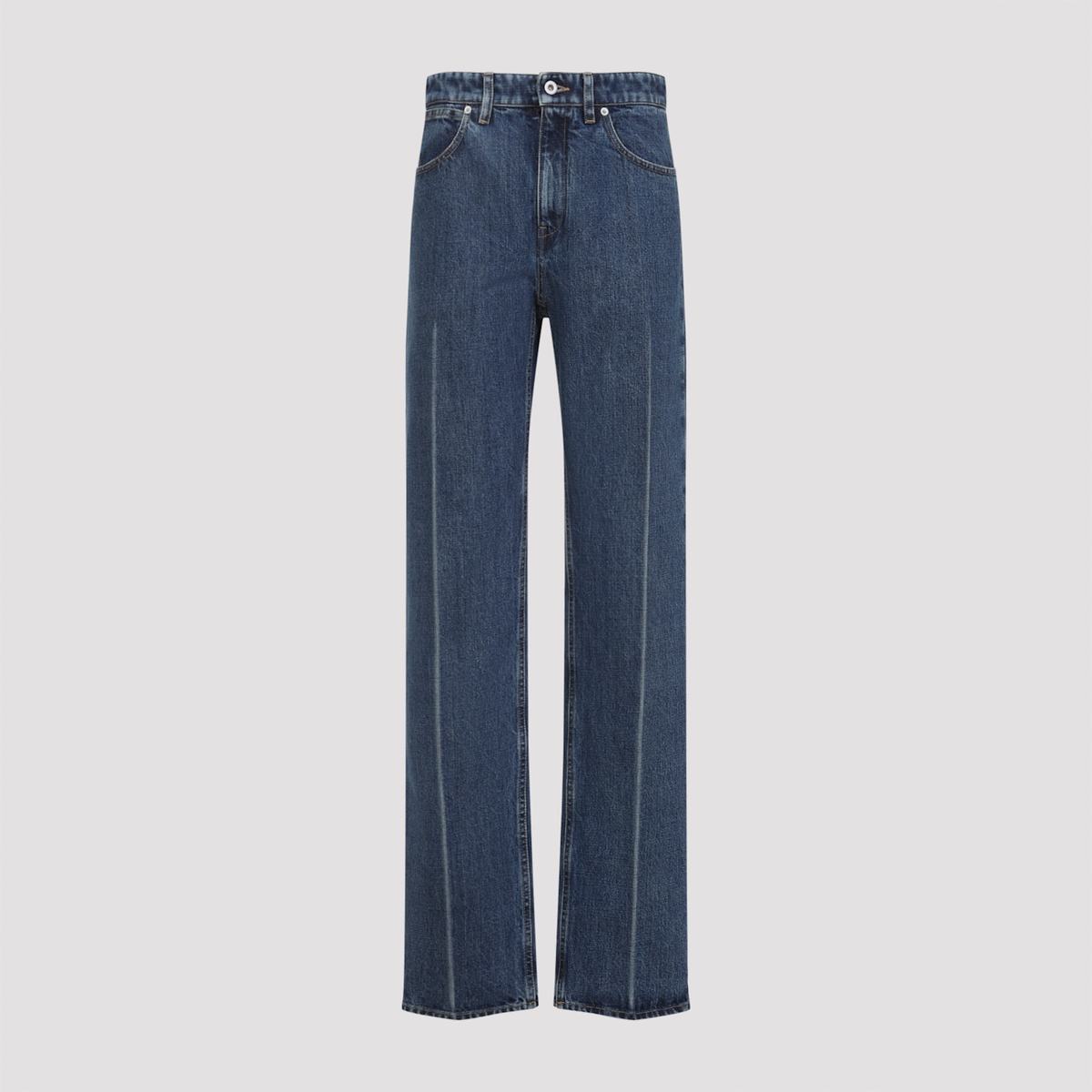Jil Sander 114 Treated Trousers - Indigo - Image 1 of 5