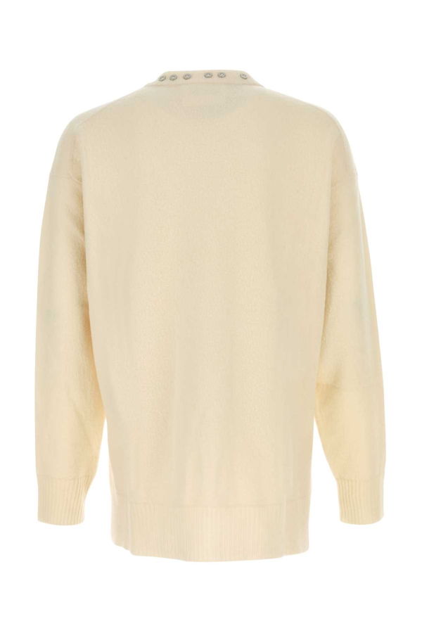 Jil Sander Ivory Wool Sweater - Ivory