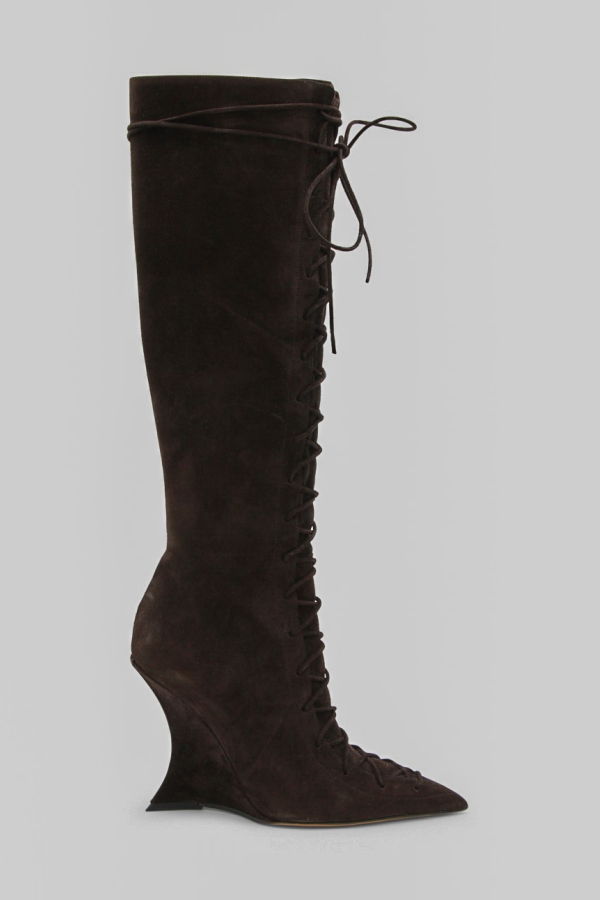 Paris Texas Stiletto Boots 105 - Ebony