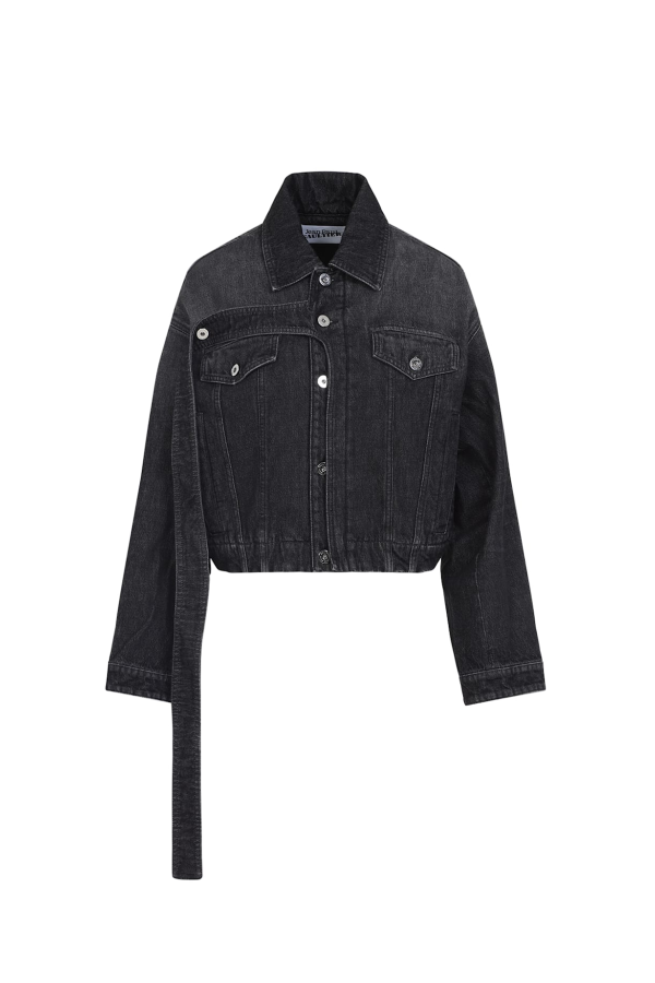 Jean Paul Gaultier Oversized Denim Jacket - Vintageblack