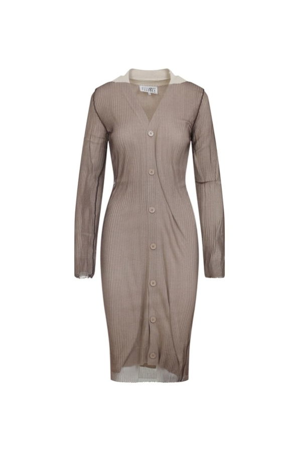 MM6 Maison Margiela Cardigan - Beige Brown