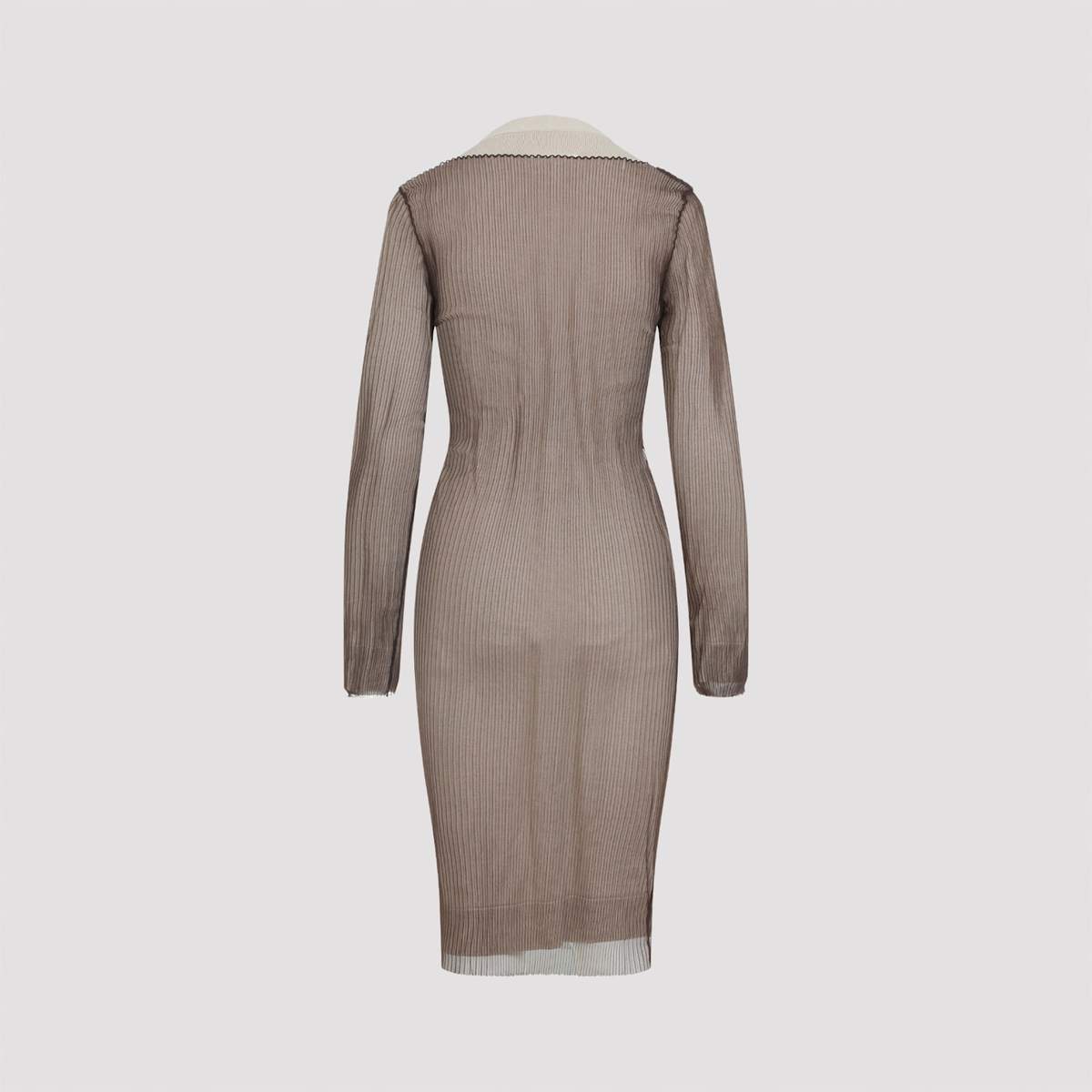 MM6 Maison Margiela Cardigan - Beige Brown - Image 4 of 5