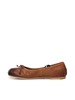 MIU MIU Leather Ballet Flats - Brown - Thumbnail 4