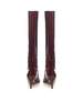 Paris Texas Patent Leather Stiletto Boots - Pinot Noir - Thumbnail 3