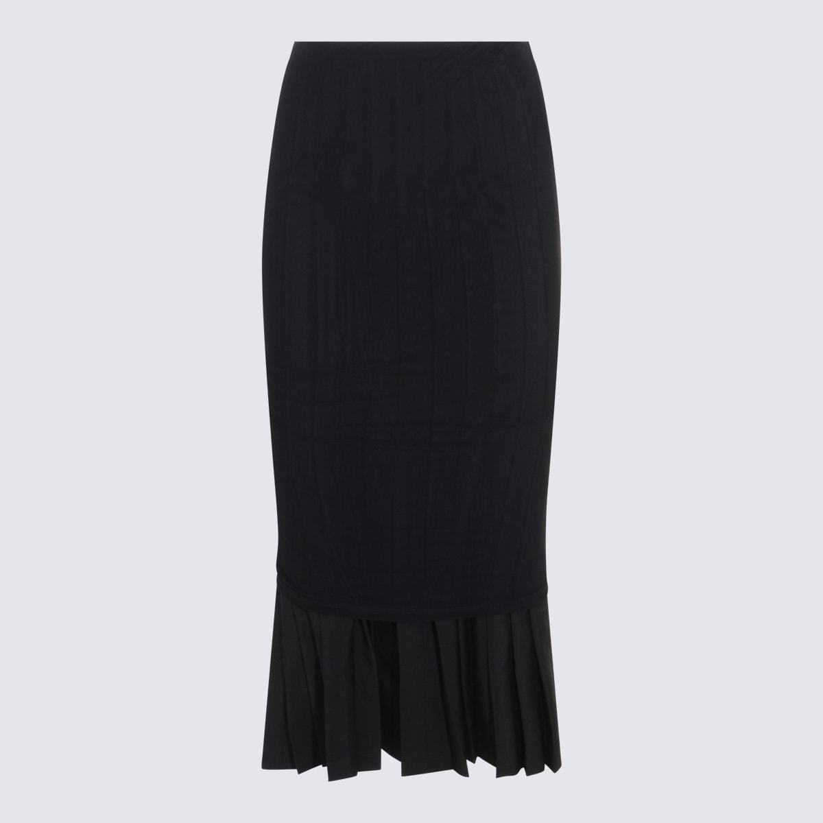 MM6 Maison Margiela Black Wool Skirt - Image 1 of 3
