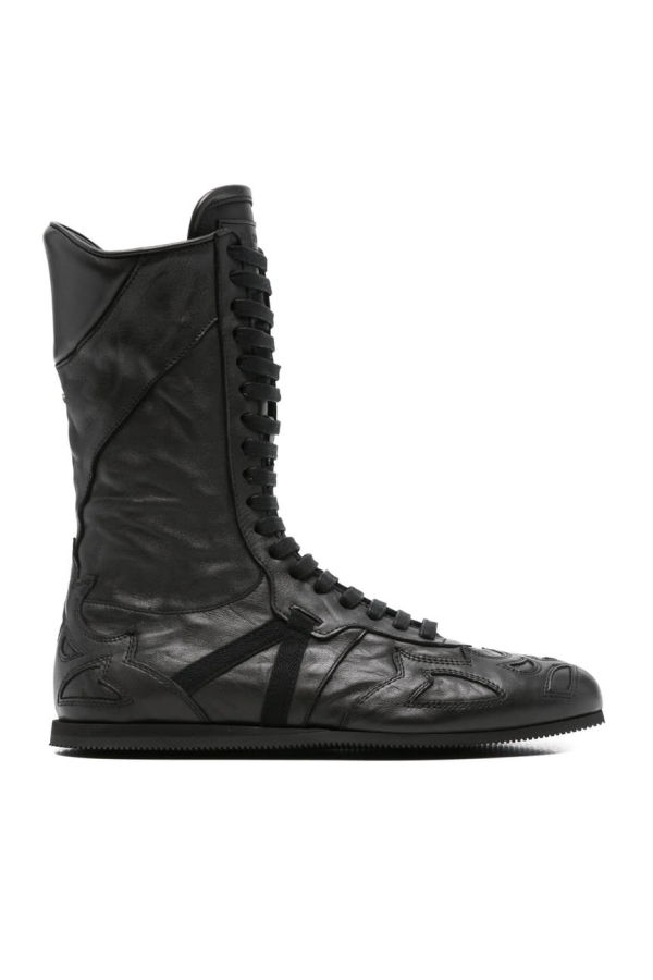 Ann Demeulemeester High Top Sneakers - Black