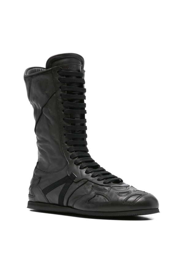 Ann Demeulemeester High Top Sneakers - Black