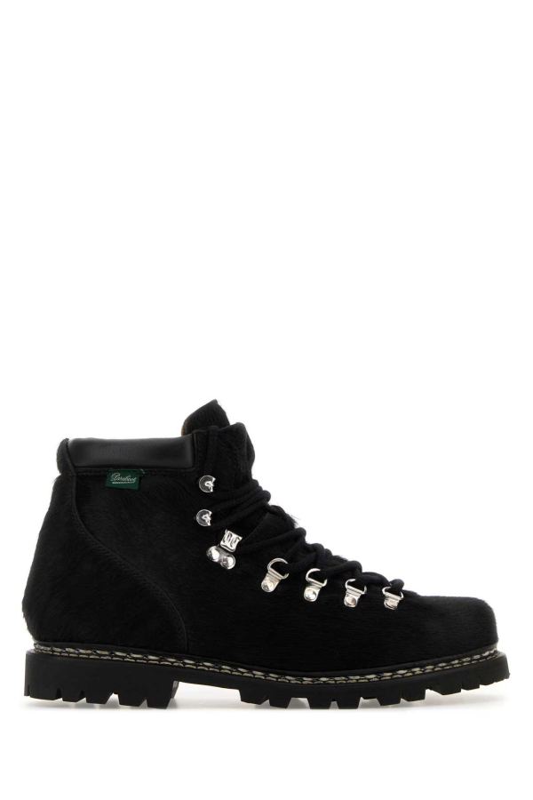 JUNYA WATANABE x Paraboot Calf Hair Ankle Boots - Black