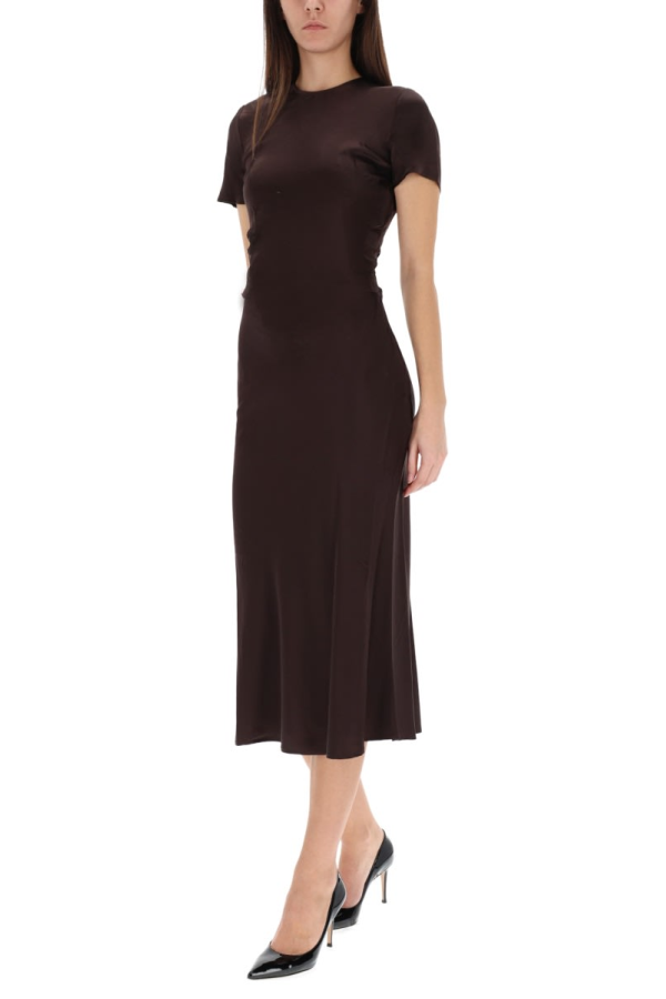 Staud Marcel Midi Dress - Brown