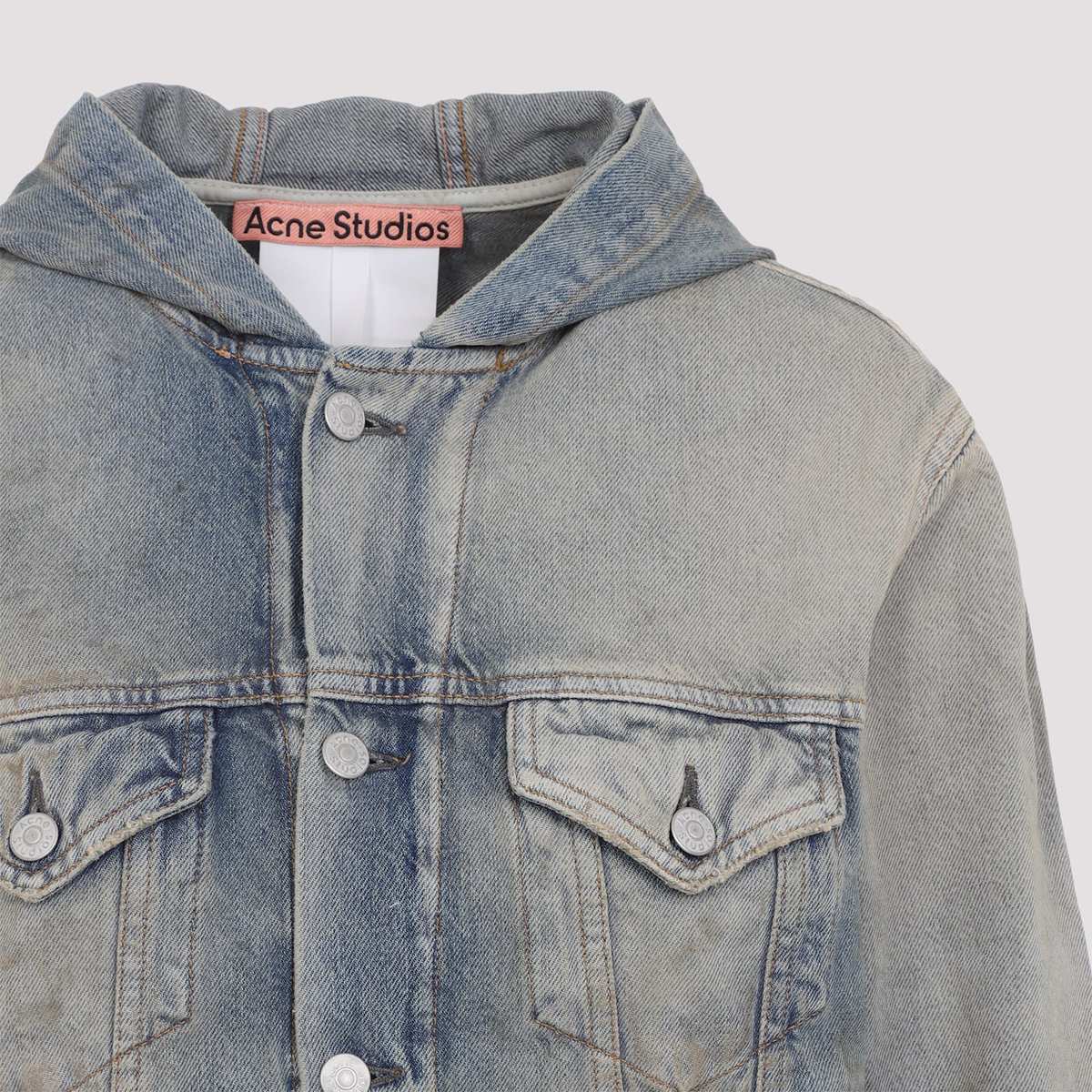 Acne Studios Cotton Jacket - Blue - Image 5 of 5