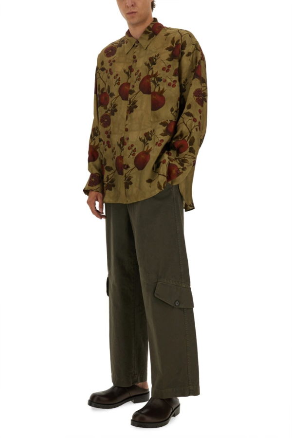 Uma Wang Pomegranate Print Shirt - Multicolour