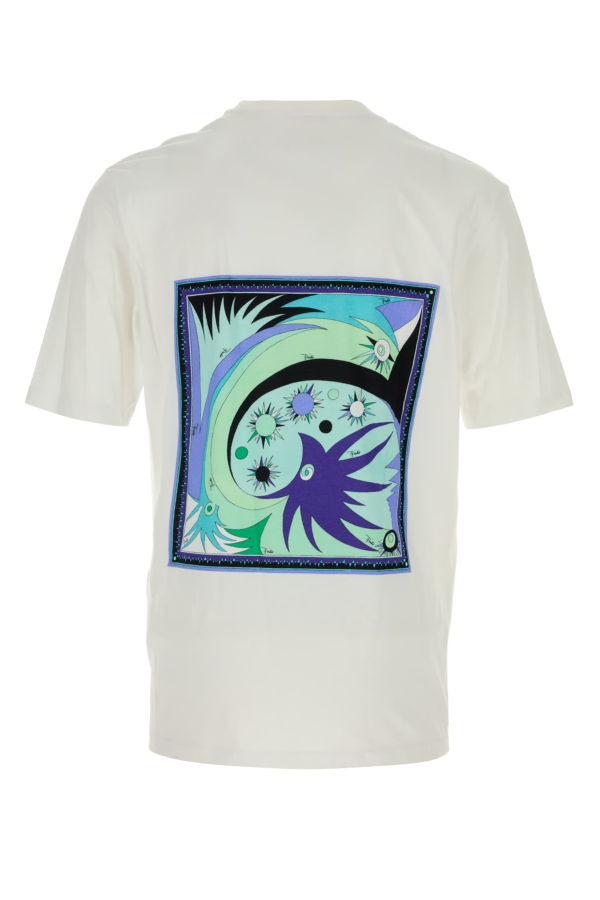 PUCCI T-Shirt Medium Jersey Tee - Bianco