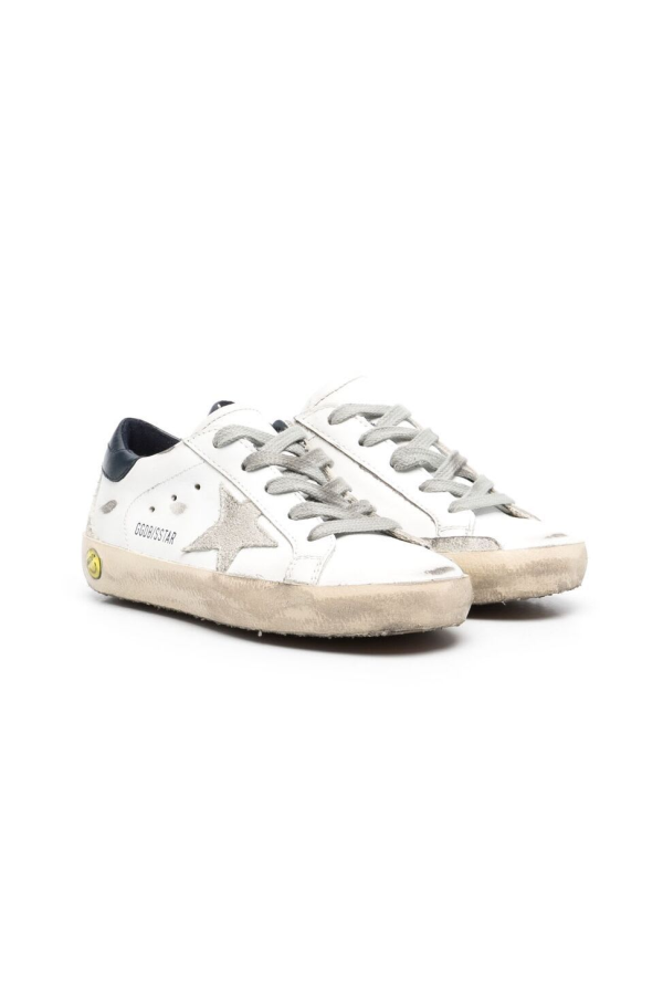 KIDS Golden Goose Superstar Sneakers - White