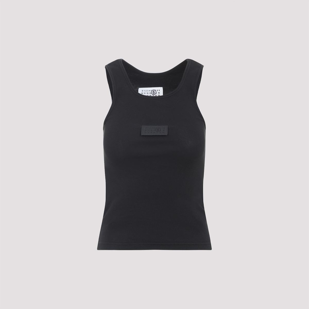 MM6 Maison Margiela Tank Top - Black - Image 1 of 5