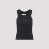 MM6 Maison Margiela Tank Top - Black - Thumbnail 3
