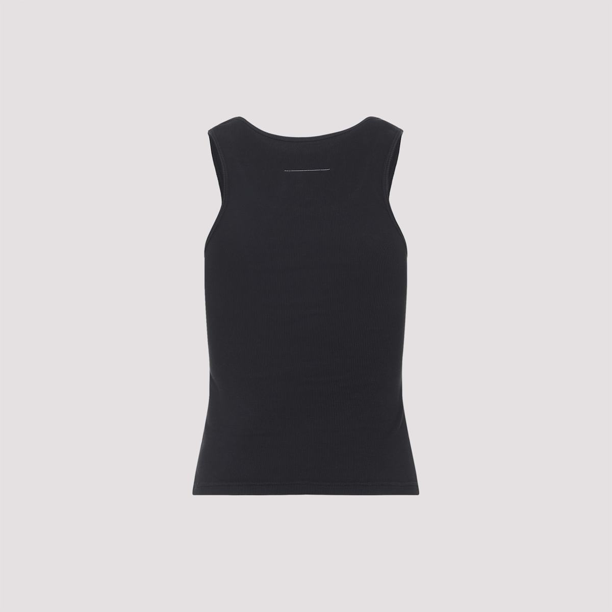 MM6 Maison Margiela Tank Top - Black - Image 4 of 5