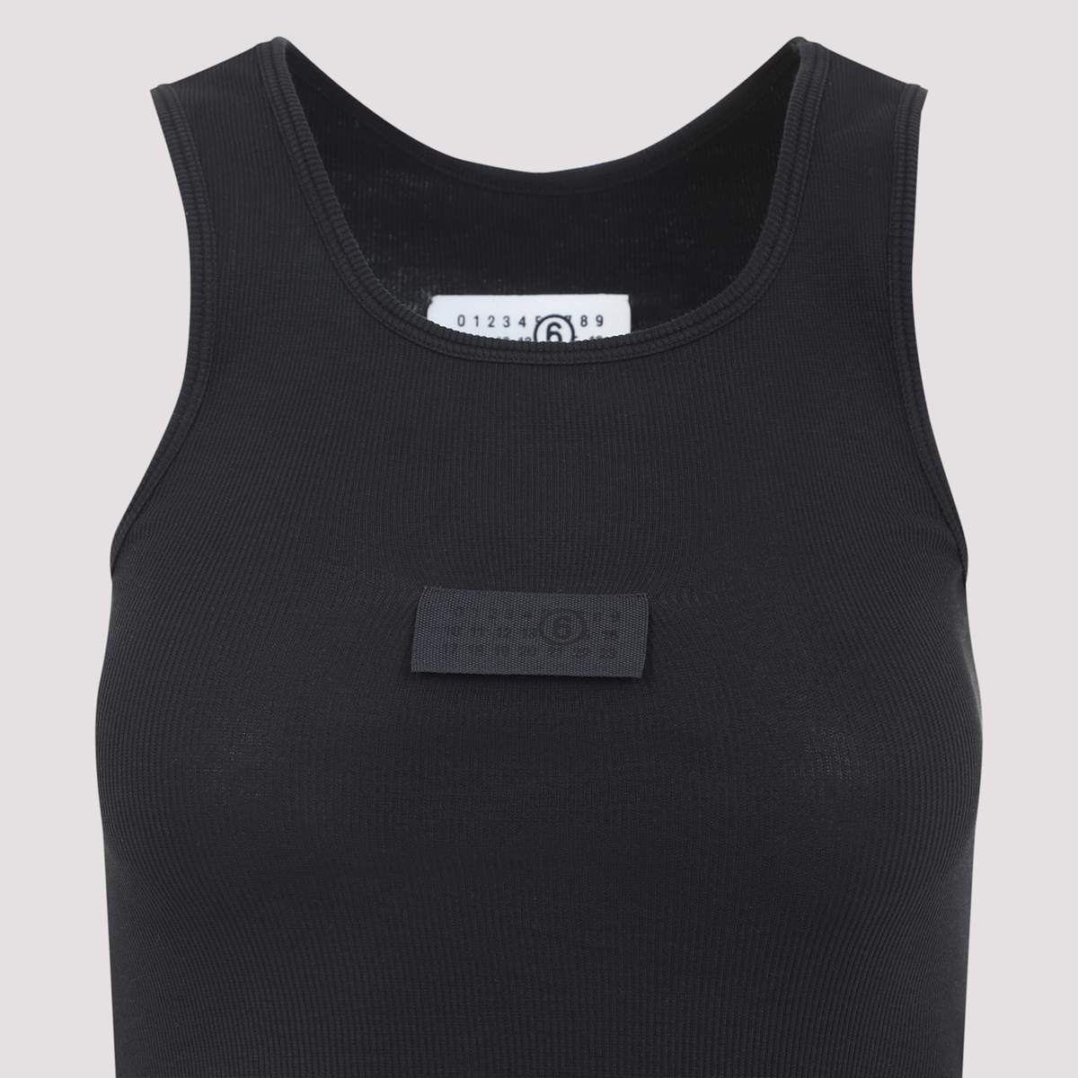 MM6 Maison Margiela Tank Top - Black - Image 5 of 5
