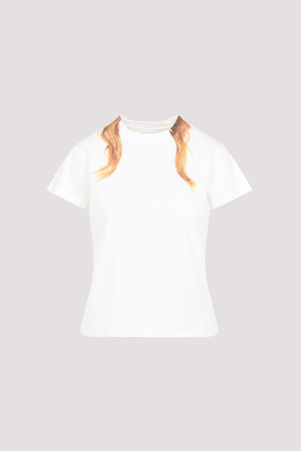 MM6 Maison Margiela Cotton T-Shirt - Off White